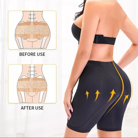 Buttock Padding Shapewear - Black - Size Large - Picture 6 of 10